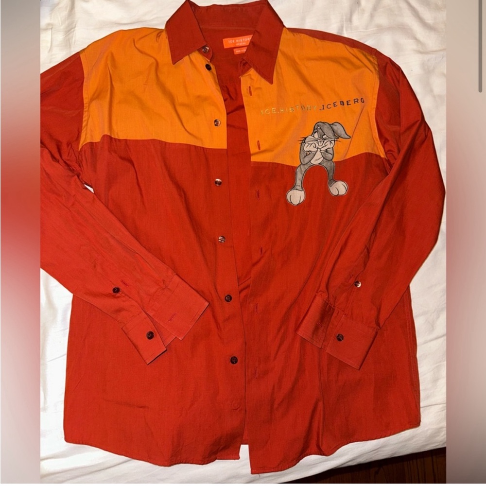 vintage bugs bunny button down